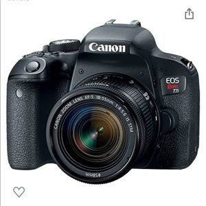 Canon T7i EOS Rebel DSLR Camera with EF-S 18-55mm